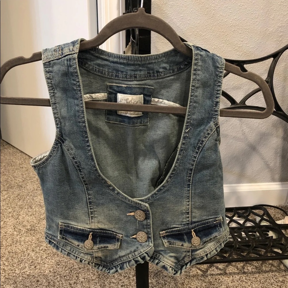Justice Denim Vest